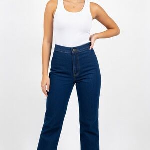 Vintage 80's Rare Fancy Ass Second Skin High Rise Slim Women Jeans Size 33